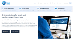 Desktop Screenshot of problue.co.uk