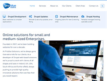 Tablet Screenshot of problue.co.uk